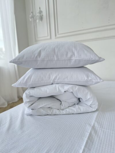 Постіль жата бавовна (Відтінок білий)