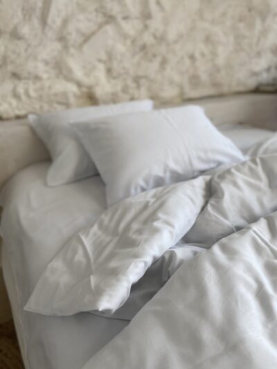 Постіль Преміальний Сатин однотонний (Відтінок Білий)