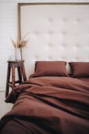 Постіль матовий поплін однотонний (Відтінок Шоколадний)