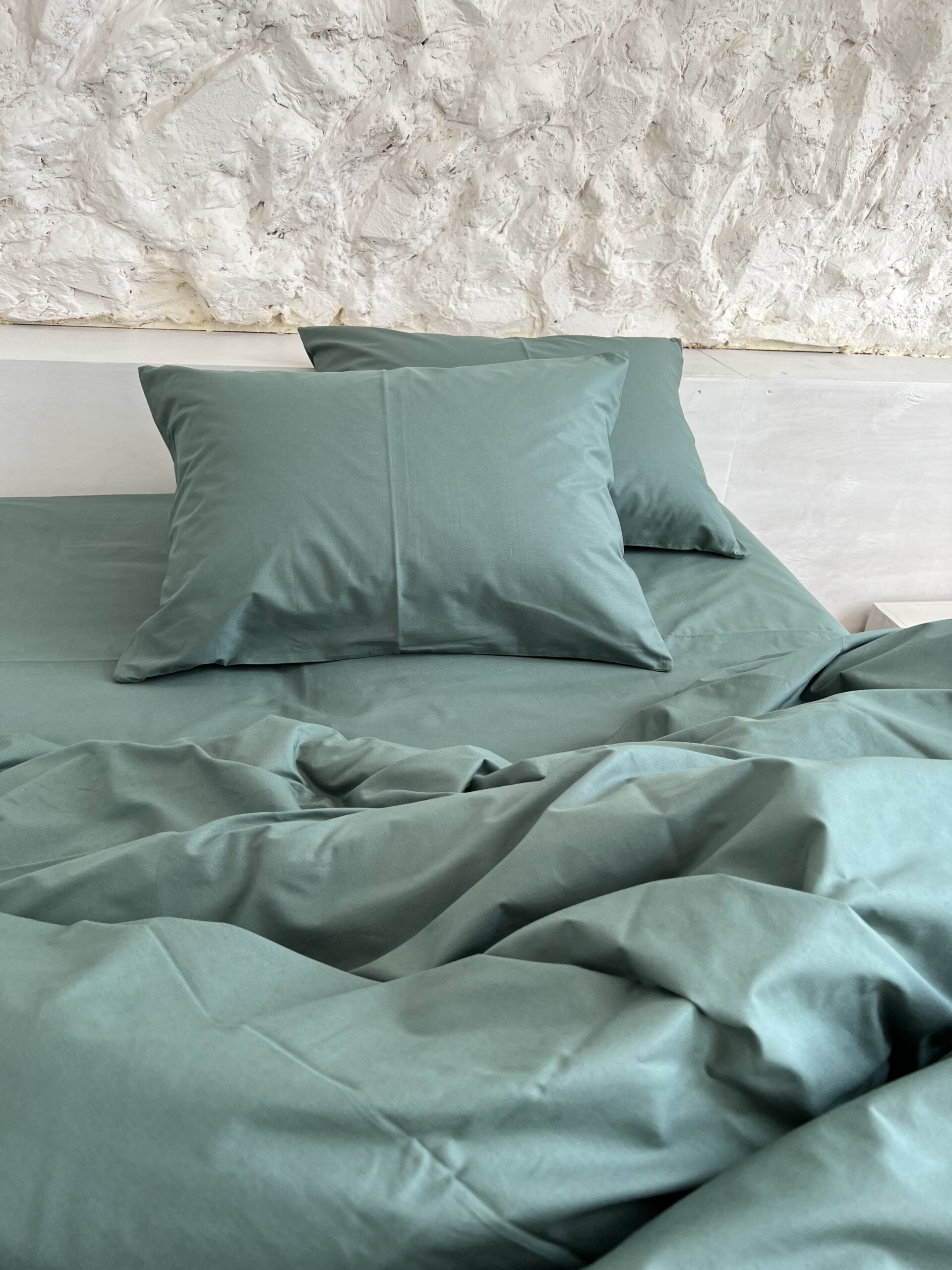 Постіль матовий поплін однотонний (Відтінок Евкаліпт) - Image 5