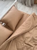 Постіль Преміальний Сатин однотонний (Відтінок Іриска)