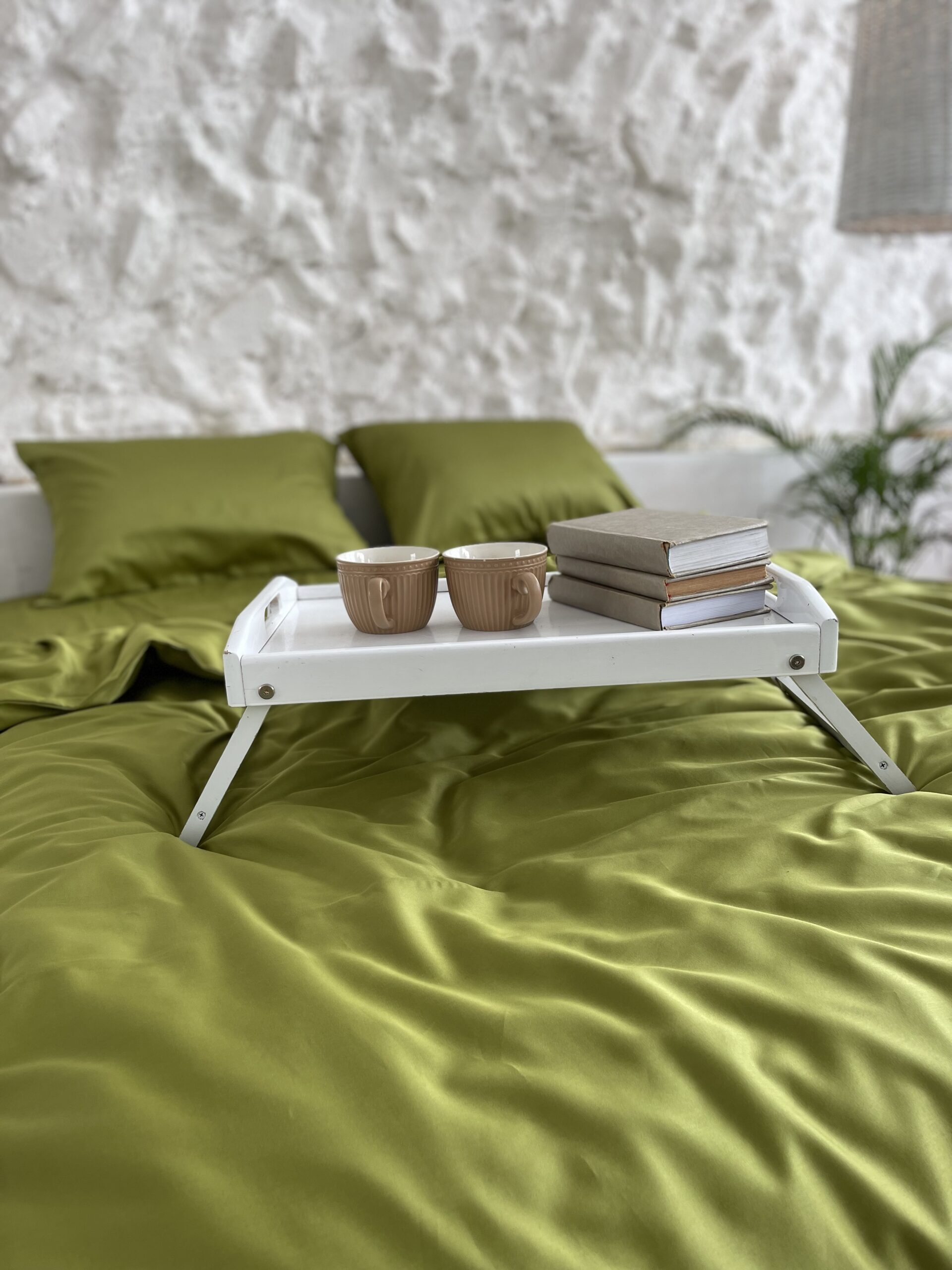 Постіль Преміальний Сатин однотонний (Відтінок Оливковий) - Зображення 3