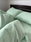 Постіль матовий поплін однотонний (Відтінок Мʼятний)