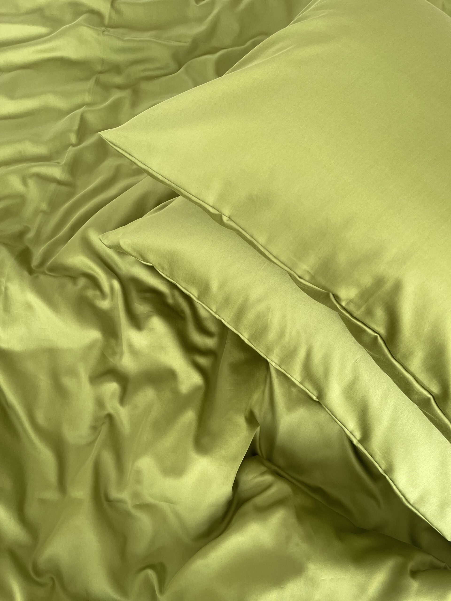 Постіль Преміальний Сатин однотонний (Відтінок Оливковий) - Зображення 5