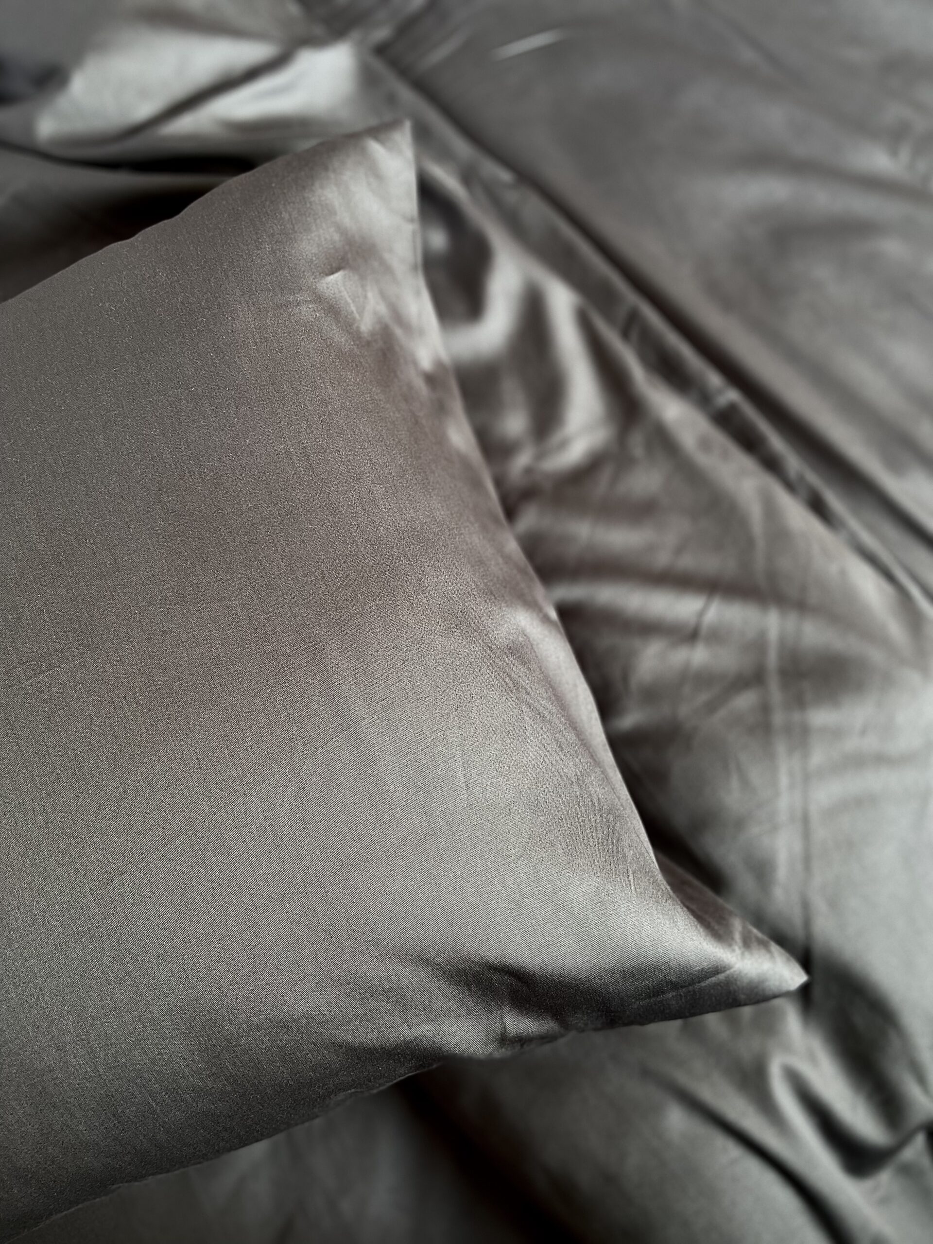 Постіль Преміальний Сатин однотонний (Графіт Відтінок) - Зображення 2