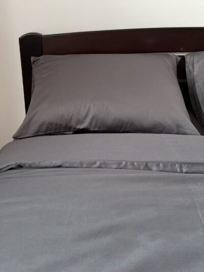 Постіль Преміальний Сатин однотонний (Графіт Відтінок)
