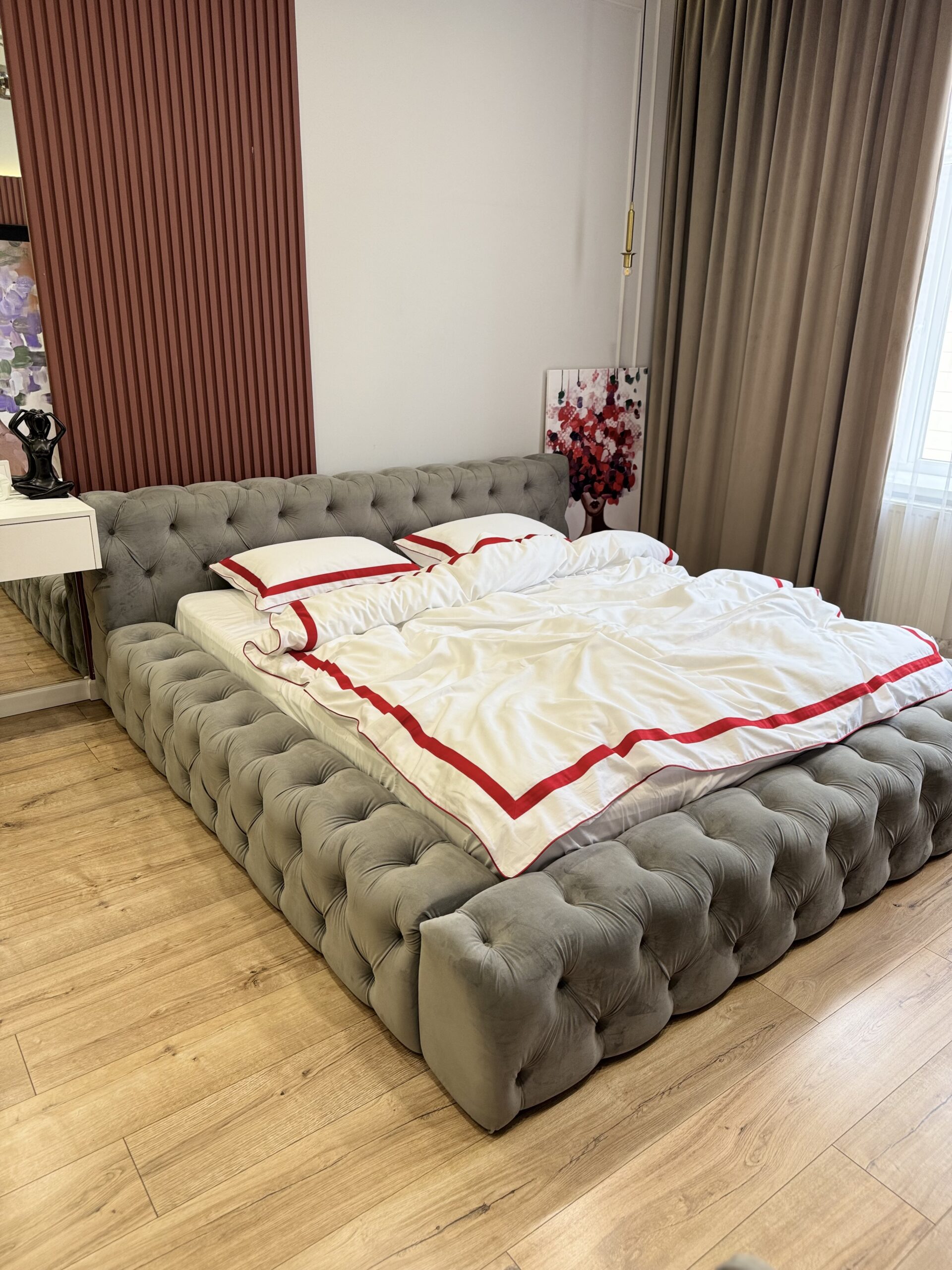 Постіль сатин преміальний із Смужками (Білосніжний відтінок) - Image 2