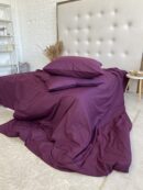 Постіль матовий поплін однотонний (Відтінок Марсаловий)