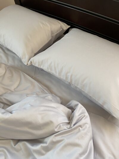 Постіль Преміальний Сатин однотонний (Відтінок світло сірий)