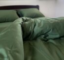 Постіль Преміальний Сатин однотонний (Відтінок Зелений)