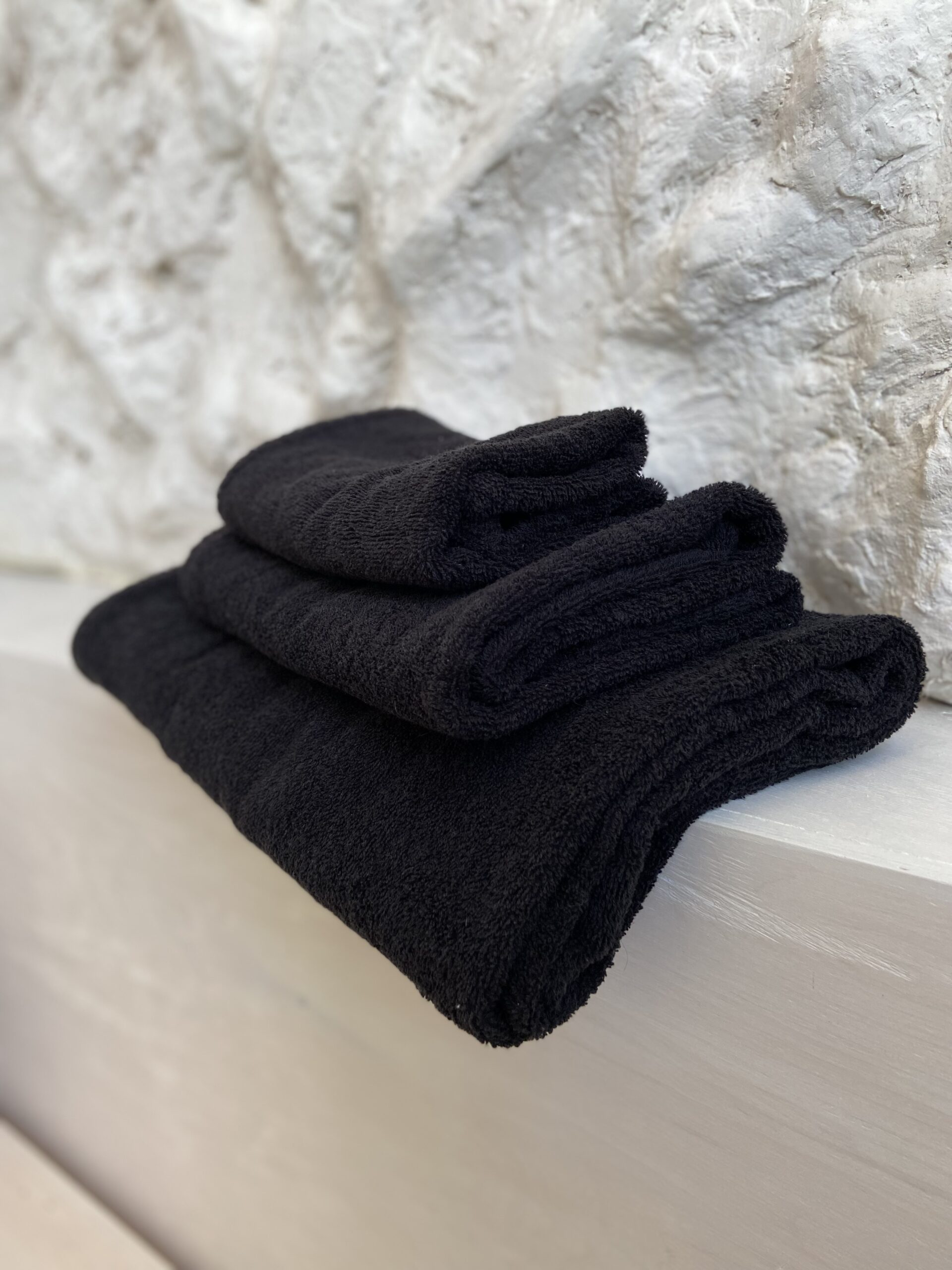 Махрові рушники власного виробництва (Чорний)