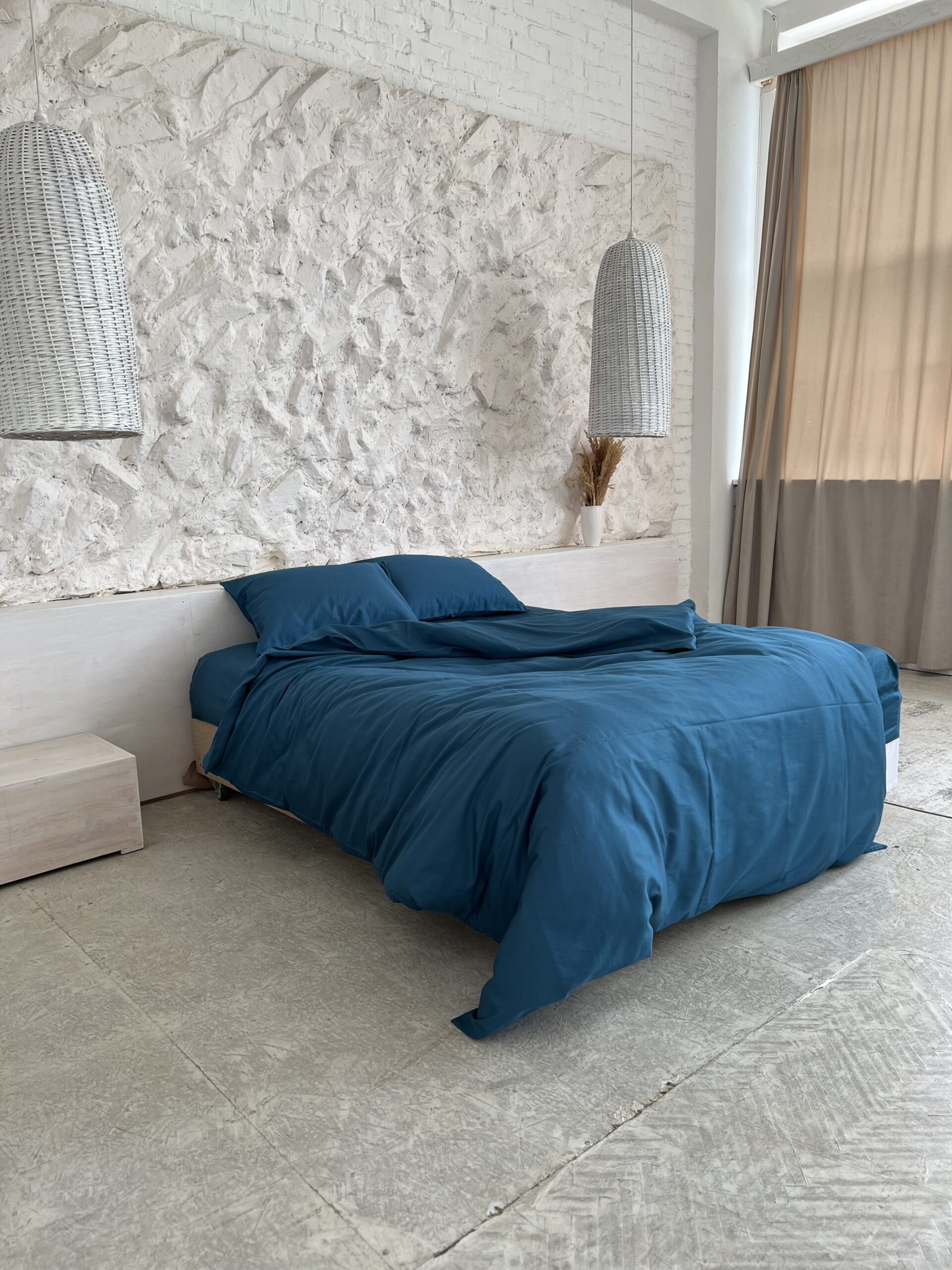 Постіль Преміальний Сатин однотонний (Відтінок Сапфіровий) - Зображення 5